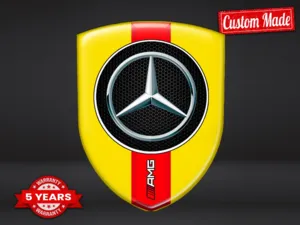 Mercedes Custom Logo Stickers Universal High End Customizable